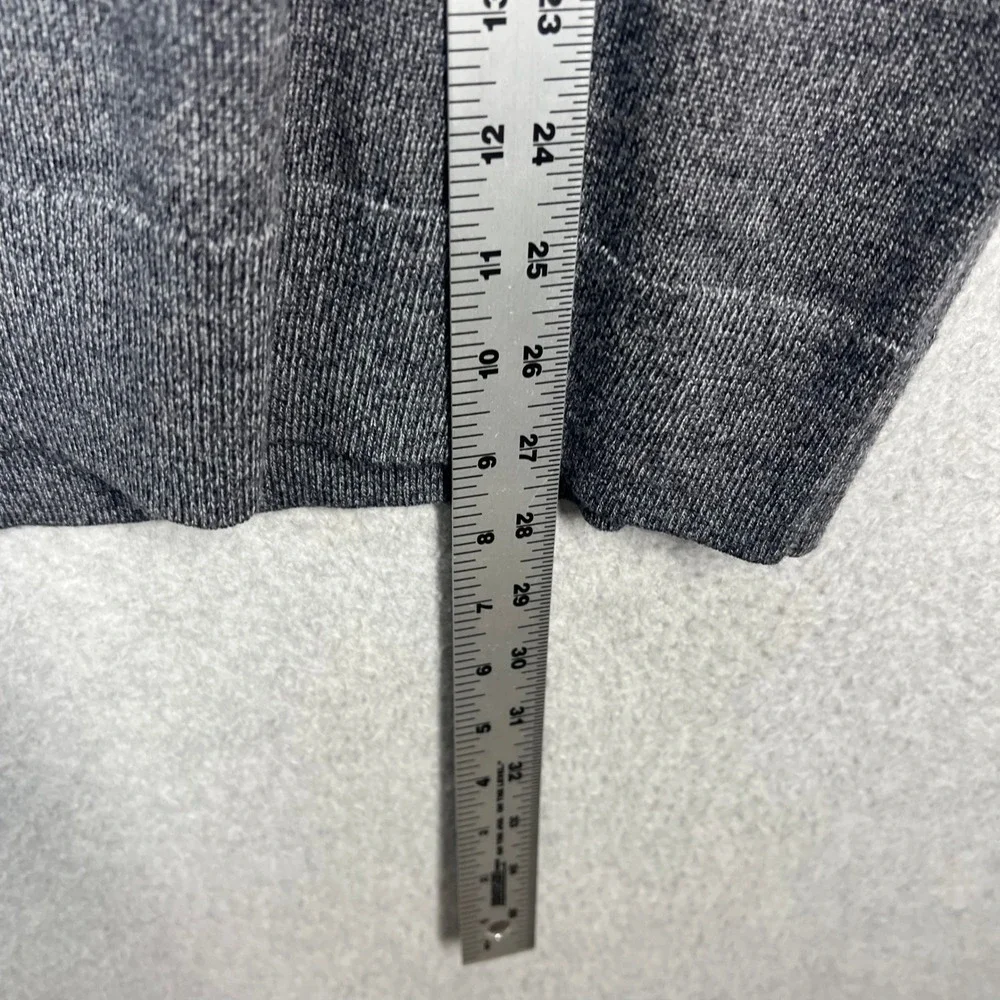 Banana Republic Sweater Men L Grey Italian‎ Merino Wool Crewneck Pullover NWOT